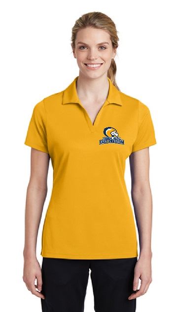 LST640 – Women’s Polo with embroidery in Navy, Gold or Silver ...