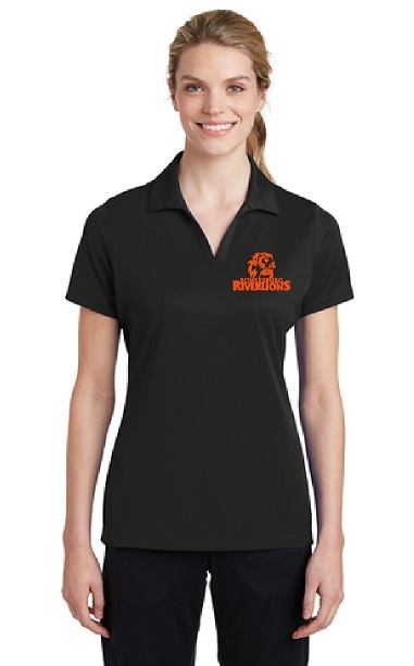 LST640 – Women’s dry fit Polo in Black – Affordable Signs Unlimited